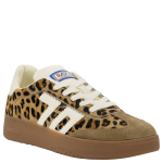 Back 70 Boston P in Leopard Cuoio Milk Sneakers