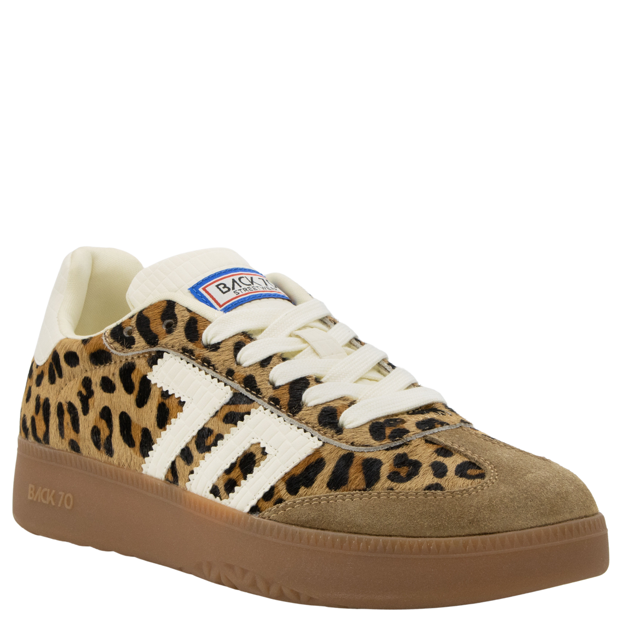 Back 70 Boston P in Leopard Cuoio Milk Sneakers Back 70 Boston P in Leopard Cuoio Milk Sneakers