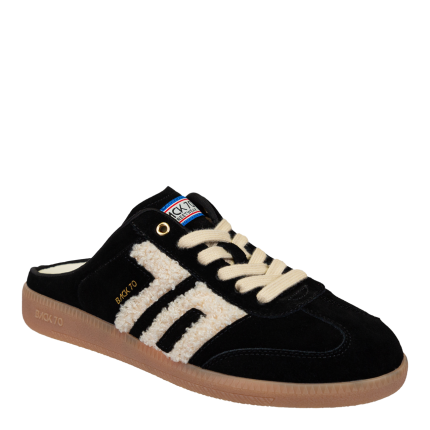 Back 70 Easter Black Backless Sneakers