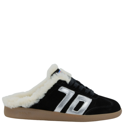 Back 70 Easter FL Coal Silver Backless Sneakers