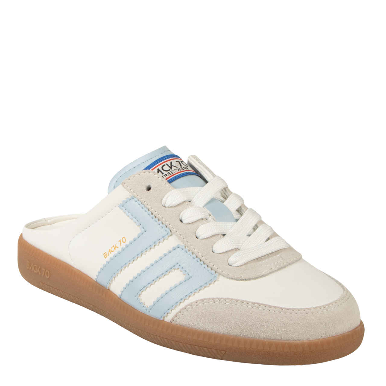 Back 70 Easter Light Blue Backless Sneakers Back 70 Easter Light Blue Backless Sneakers