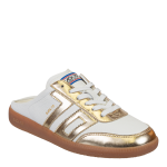 Back 70 Easter Metallic Gold Backless Sneakers