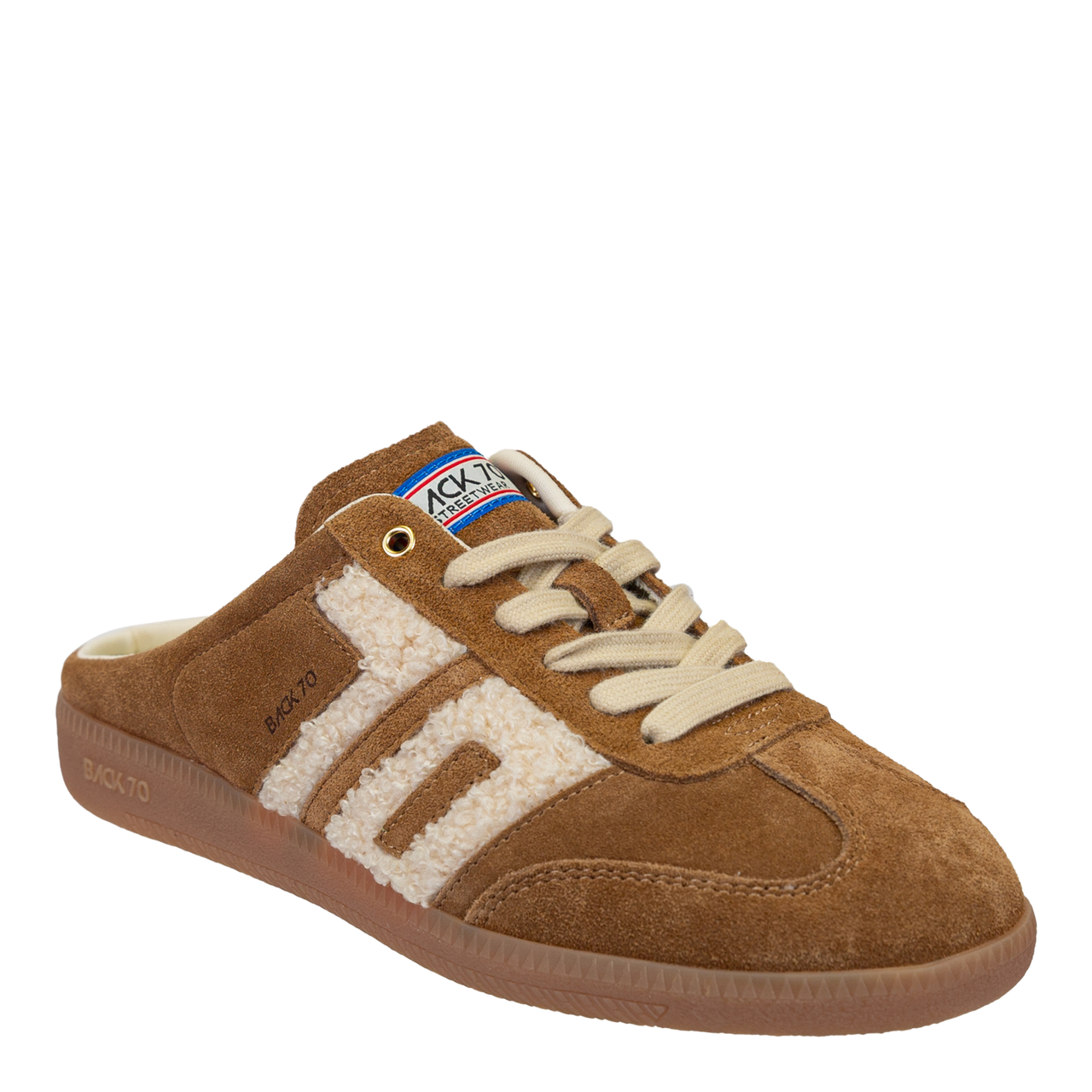 Back 70 Easter Tobacco Backless Sneakers (1) Back 70 Easter Tobacco Backless Sneakers