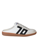 Back 70 Easter White Black Backless Sneakers