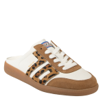 Back 70 Easter White Leopard Backless Sneakers