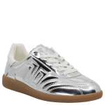 Back 70 Fluffy Silver Sneakers