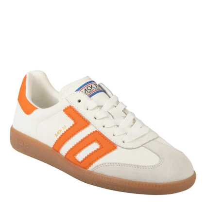 Back 70 Cloud White Orange Sneakers