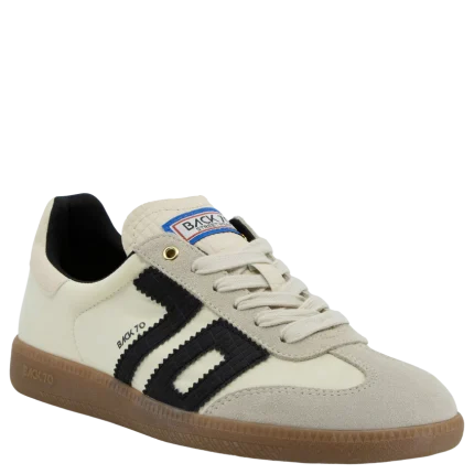 Back 70 Ghost Beige Black Sneakers