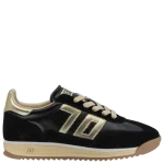 Back 70 Jogger Black Gold Sneakers