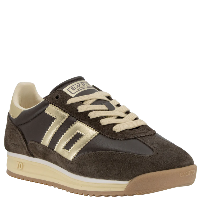Back 70 Jogger Coffee Gold Sneakers Back 70 Jogger Coffee Gold Sneakers