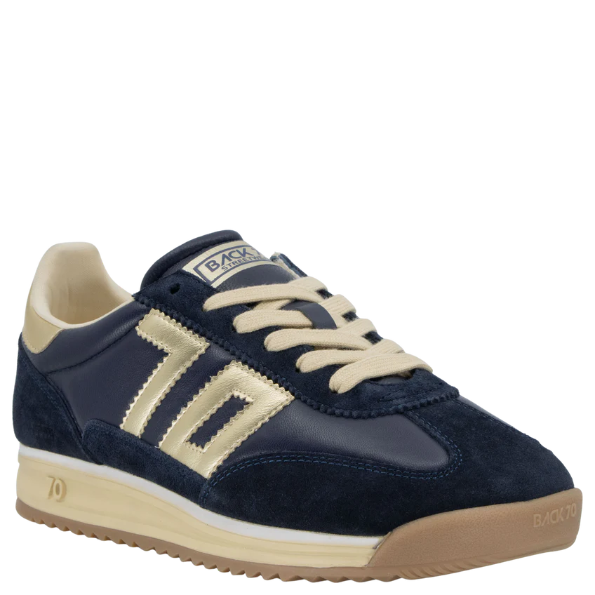 Back 70 Jogger Navy Gold Sneakers Back 70 Jogger Navy Gold Sneakers